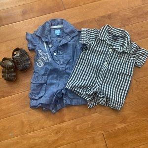 Baby Gap short onesie 0-3 months